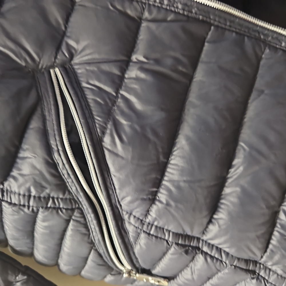 Dark Gray Packable Down Fill Jacket - image 3